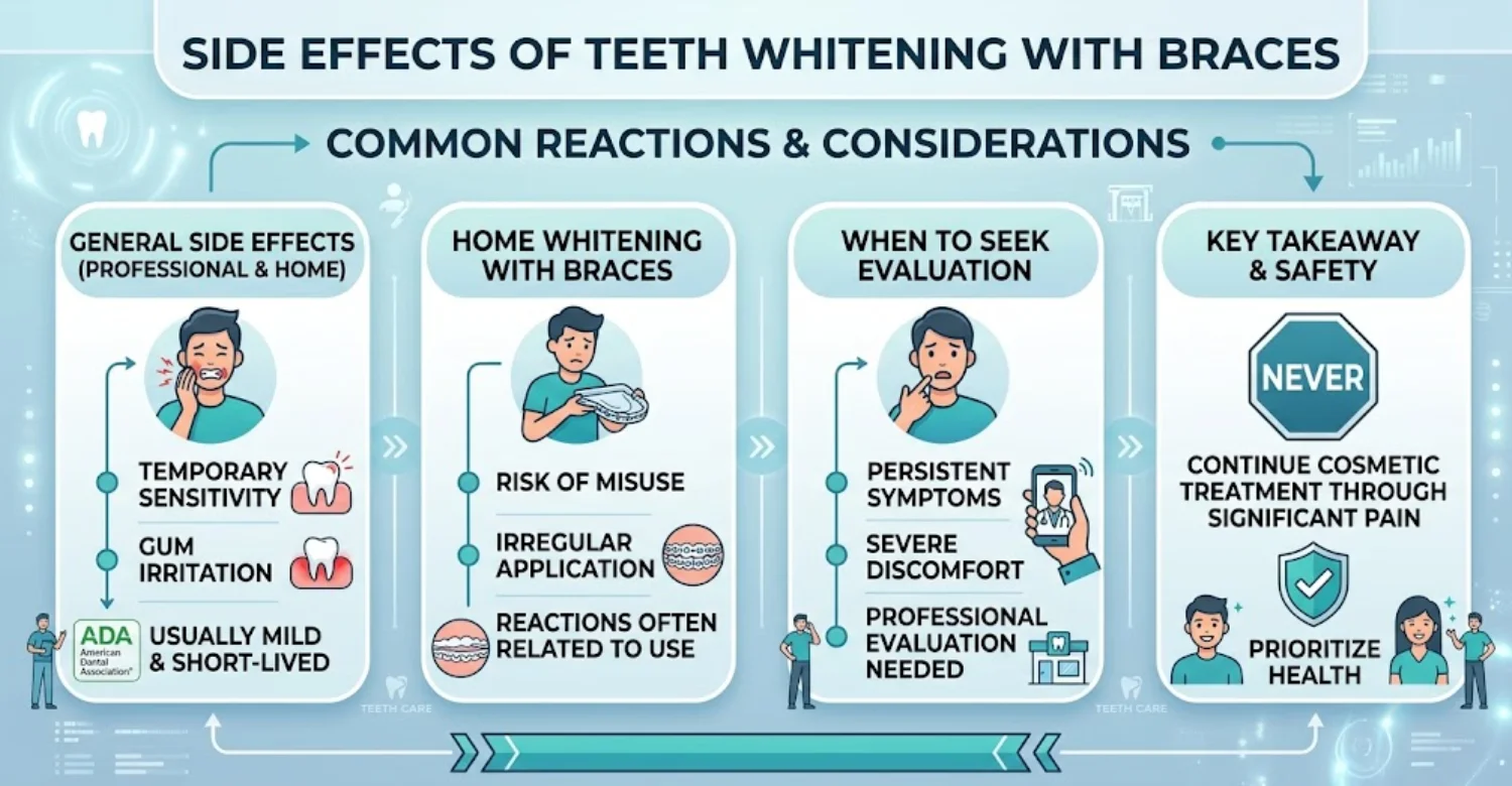 INFOGRAPHIC Whitening with braces at home